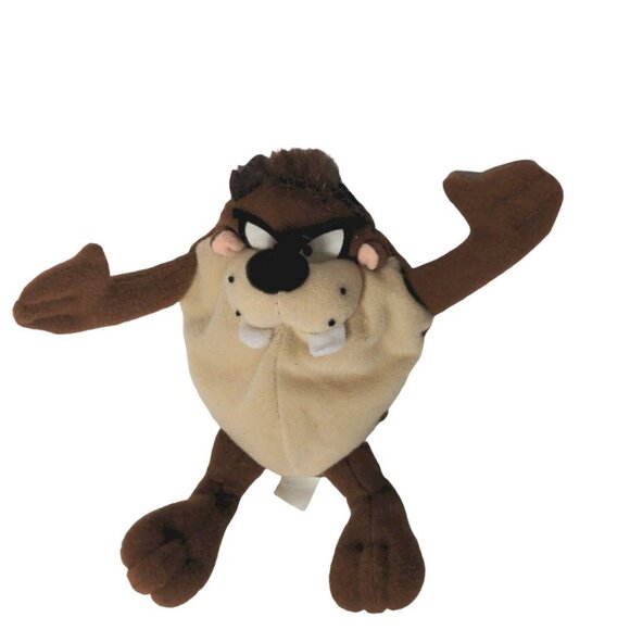 Vtg 1997 Applause Taz Tasmanian Devil Looney Tunes Warner Brothers Plush 6.5" - Picture 1 of 6